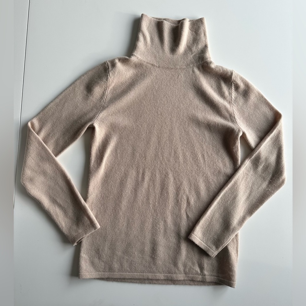 Wool cashmere women turtleneck sweater